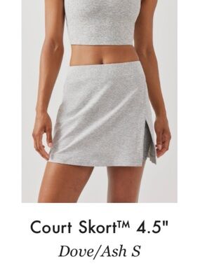 Outdoor Voices Court Skort Gray